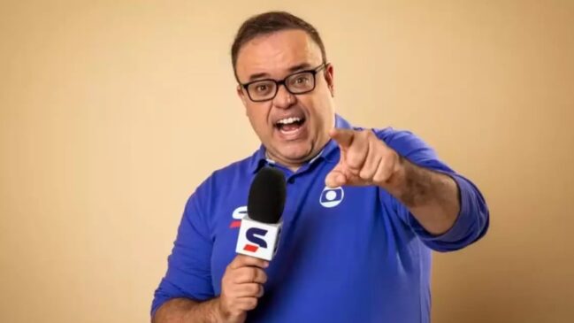 Everaldo Marques será o novo narrador na Globo para os jogos do Brasil na Copa. Foto: Divulgação/TV Globo