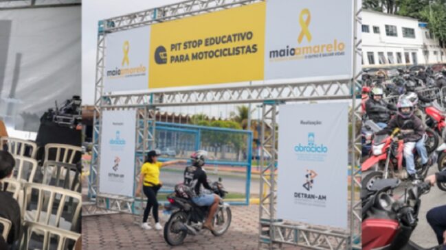 A Abraciclo promoveu dois eventos educativos em apoio ao “Maio Amarelo”/Divulgação