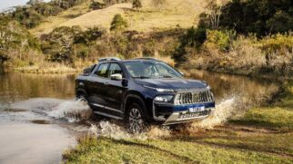 A Fiat, marca que mais vende picapes no Brasil, com 201.470 unidades emplacadas no ano passado, participou do “Bahia Farm Show 2026”/Divulgação
