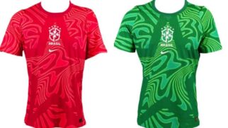 A troca dos kits foi motivada depois de um pedido do presidente da Confederação Brasileira de Futebol (CBF), Samir Xaud, à Fifa/Divulgação/Fifa