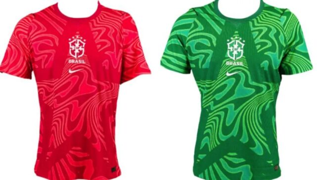 A troca dos kits foi motivada depois de um pedido do presidente da Confederação Brasileira de Futebol (CBF), Samir Xaud, à Fifa/Divulgação/Fifa