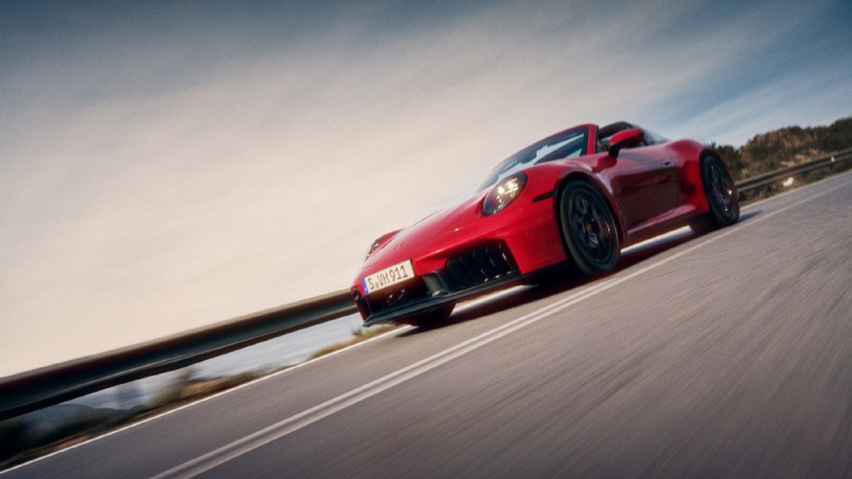A Porsche Brasil confirma o início da pré-venda do novo 911 Targa 4 GTS, que chega para ampliar o line-up da
geração 992.2 do 911 no país/Divulgação