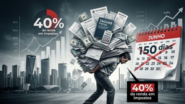 Brasileiro trabalhou 150 dias só para pagar impostos em 2026