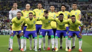 Seleção brasileira de 2022 posada para foto