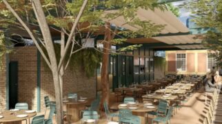 Projeto do novo restaurante no Parque Trianon