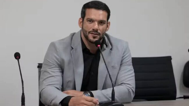 Samir Xaud, presidente da CBF, em coletiva de imprensa