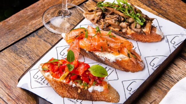 Trio de Bruschettas restaurante Gael