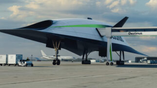 O Destinus S foi projetado para atingir velocidades de até Mach 5 e cruzar o Atlântico em cerca de 90 minutos (Reprodução: YouTube)