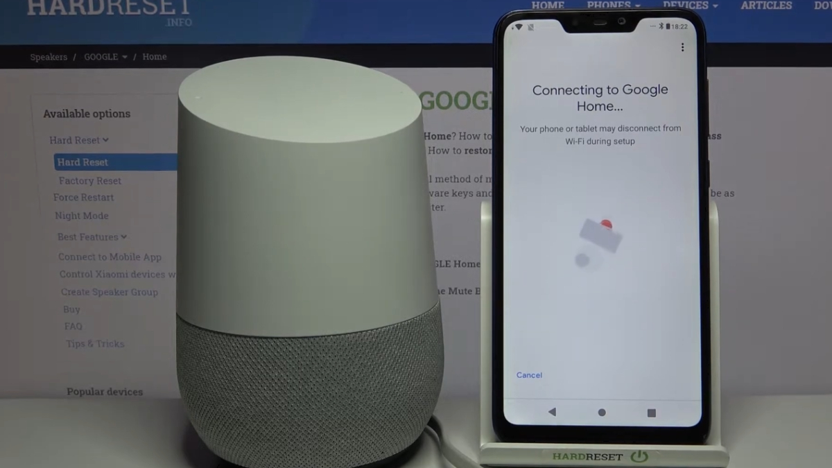 Com design minimalista e foco em automação residencial, a Google Home Speaker inaugura uma nova geração de assistentes domésticos (Reprodução: YouTube)