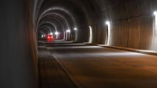 Túnel del Toyo, na Colômbia é um dos maiores túneis da América Latina com uma extensão de 9,8 quilômetros. (Foto: Divulgação/Governo de Antioquia)