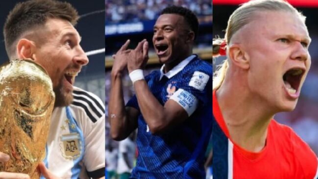 Messi, Mbappé e Haaland, candidatos ao posto de artilheiros da Copa 2026