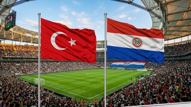 Bandeiras de Turquia e Paraguai - Foto: Reprodução/IA