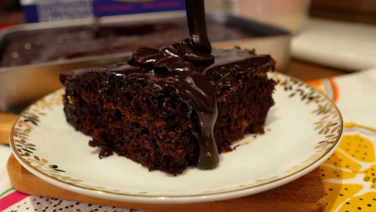 Bolo fofinho de chocolate
