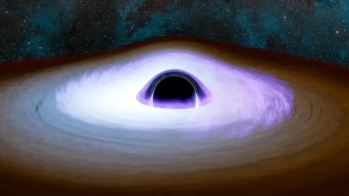 Astrônomos registram o “acordar” de um buraco negro após 100 milhões de anos de inatividade (Foto: (Foto: Nasa/Caltech-IPAC/Robert Hurt))
