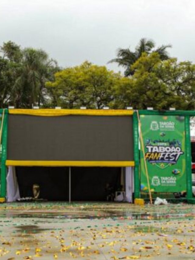 Copa do Mundo movimenta Taboão da Serra com telão gratuito
