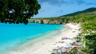 Praia em Curaçao