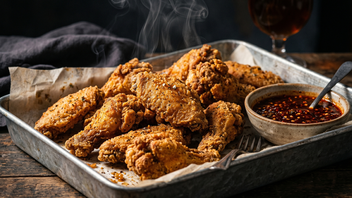 O contraste entre a crocância do frango e a cremosidade do molho conquista qualquer paladar (Foto: Pixabay)