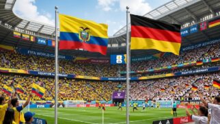 Equador e Alemanha na Copa do Mundo