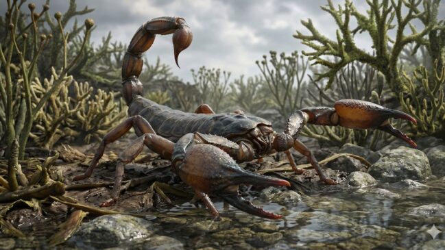 Escorpião de 1 metro dominou a Terra antes dos dinossauros
