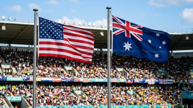 EUA e Austrália, Copa do Mundo