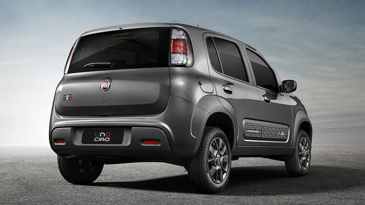 Da mesma forma que o Volkswagen Gol, o Fiat Uno é um modelo que se consolidou no mercado automotivo brasileiro ao longo das gerações/Divulgação