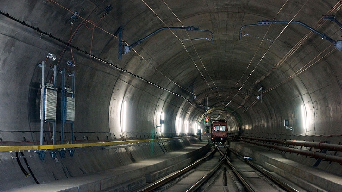 Túnel Gotthard, na Suíça