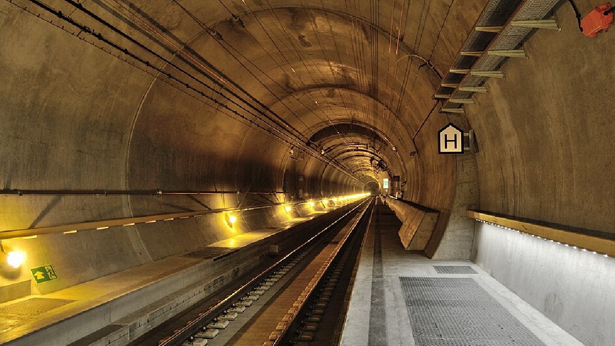 Túnel Gotthard, na Suíça