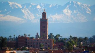 Vista de um dos pontos turísticos de Marrocos