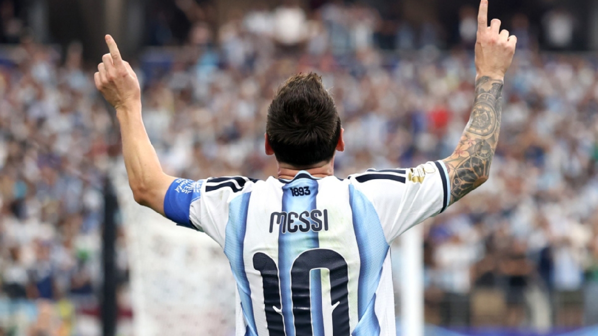 Lionel Messi pela Argentina