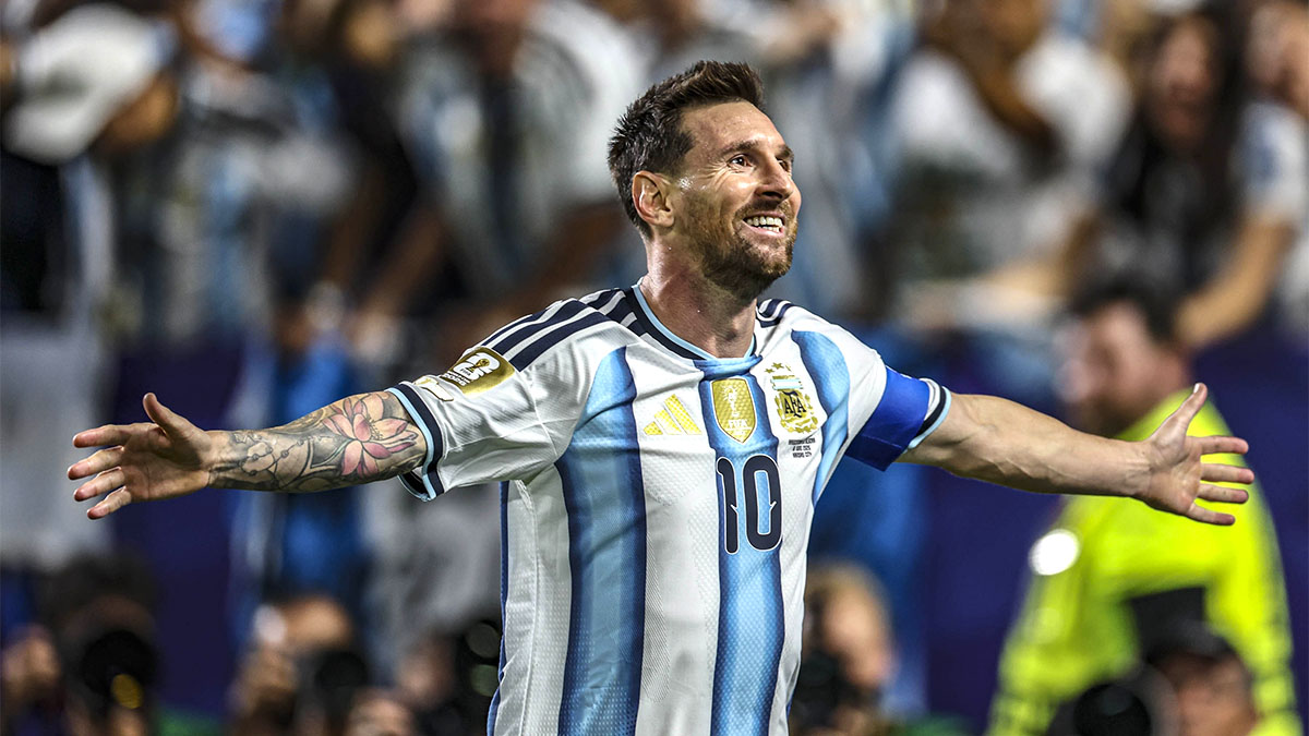 Lionel Messi na Copa do Mundo de 2026, com camisa da Argentina
