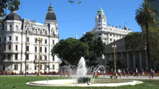 Praça de Maio em Buenos Aires na Argentina