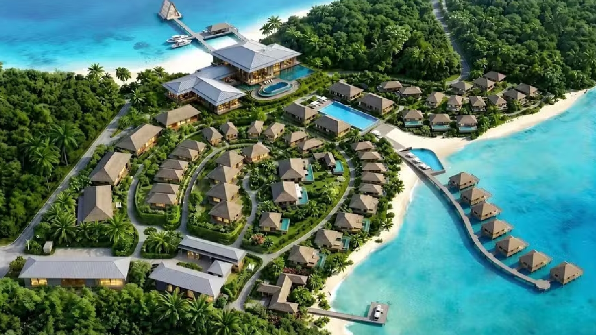 Resort de luxo no Caribe