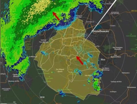Tempestades colocam abertura da Copa do Mundo em estado de alerta /Reprodução/Redes Sociais