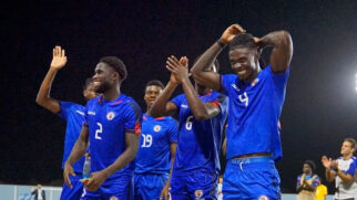 Seleção haitiana de futebol ao se classificar para copa do mundo