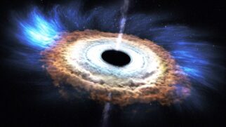 Descoberta do telescópio James Webb revela um objeto gigantesco que pode ter se formado antes da própria galáxia onde está localizado (Foto: Divulgação/NASA)