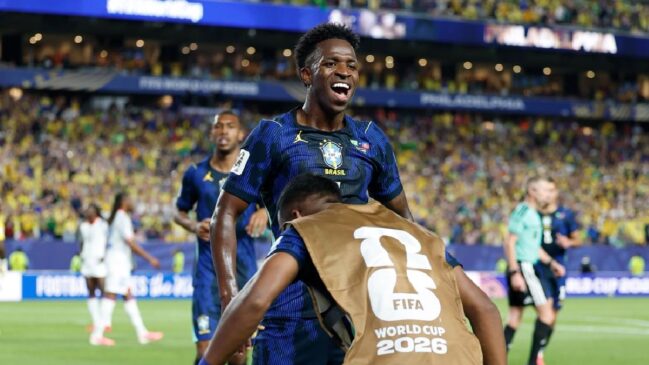 Vini Jr. pela Seleção Brasileira
