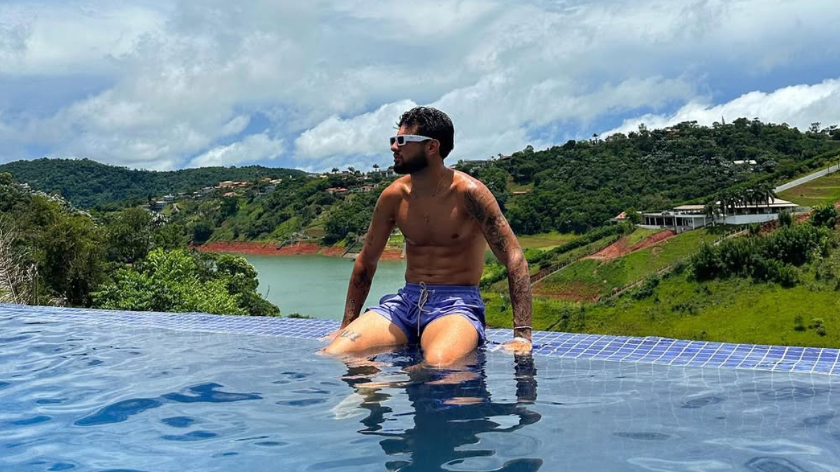 Yuri Alberto em sua mansão