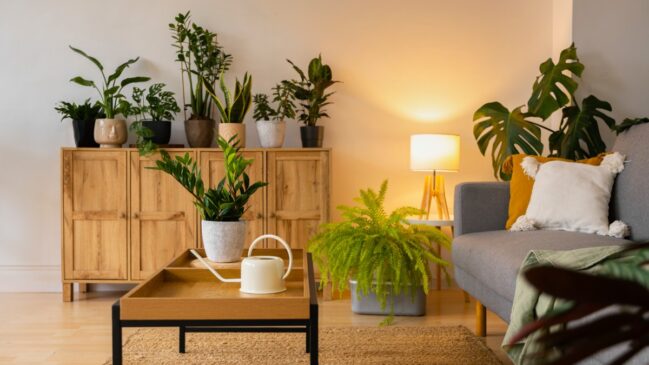 Apartamento elegante com plantas (Foto_ Magnific)