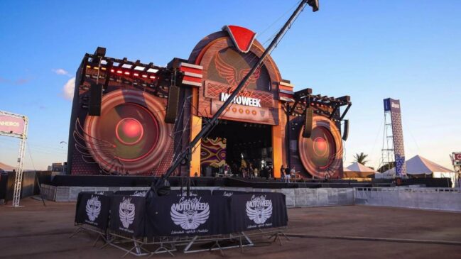 Palco do Capital Moto Week