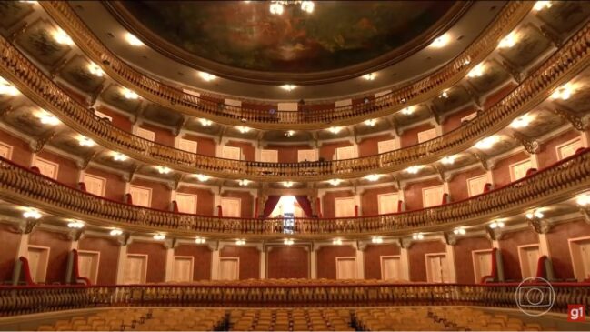 Os dois teatros contam a história não só de Belém e Manaus, mas também da Amazônia e de todo o Brasil (Foto: Reprodução/Youtube/g1)