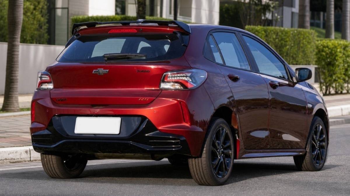 Chevrolet Onix RS em Vermelho Scarlet metálico