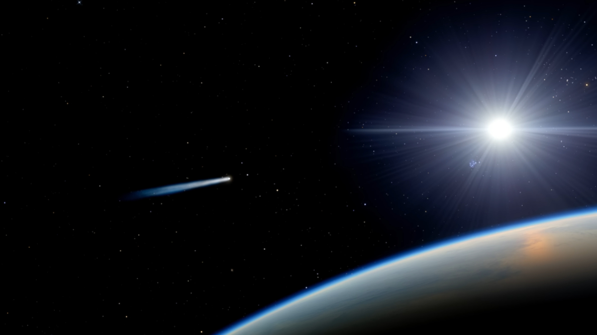 Projétil hipersônico da China poderá viajar a mais de Mach 26 durante experimento de defesa espacial (Reprodução: ASTROOM)