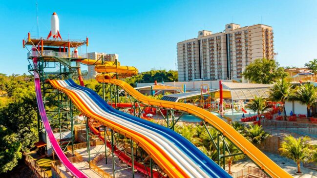 Confira os atrativos de cada cidade e os preços de day use para planejar uma viagem relaxante nas férias de julho (Foto: DiRoma Acqua Park/Divulgação)