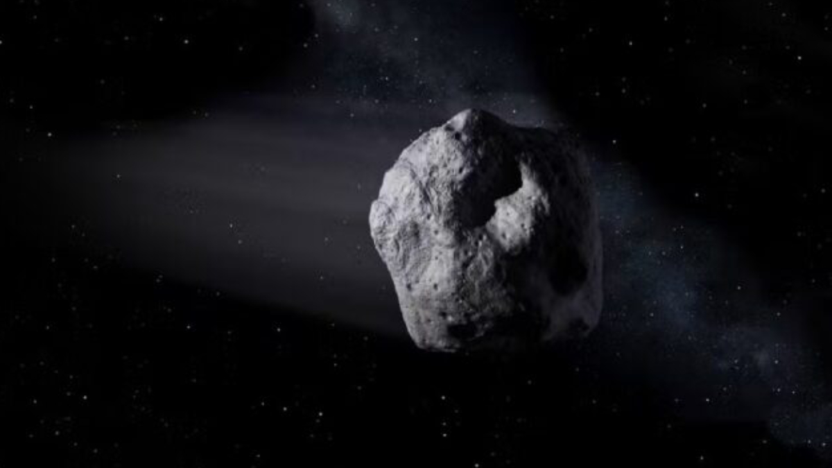 Tecnologia em desenvolvimento pela China pretende alterar a trajetória de objetos espaciais por meio de impacto cinético (Foto: NASA)