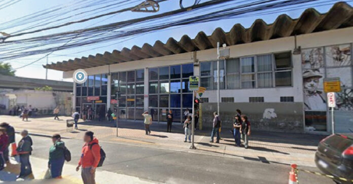 Estação Santo André da CPTM (Crédito: Google Street View)
