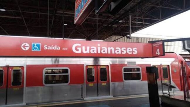 TREM CPTM GUAIANAZES/ Foto: Wikimedia Commons
