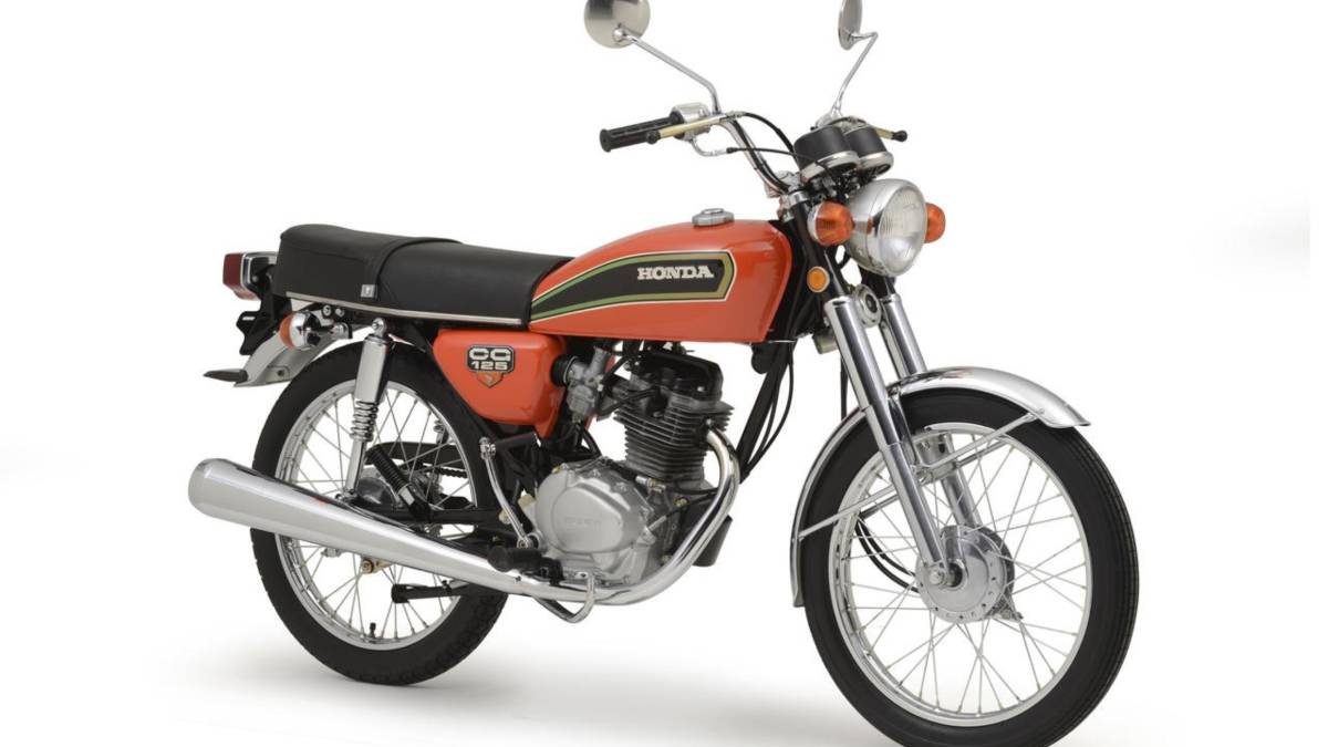 Honda CG 125 original, de 1976
