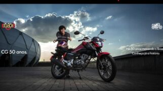 Cartaz Honda websérie especial de 50 anos da linha CG
