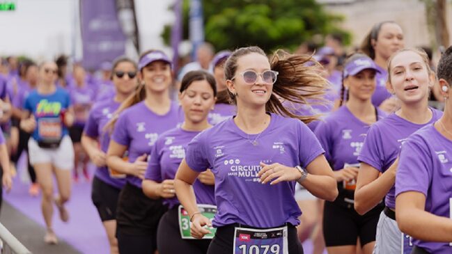 Circuito Mais Mulher conta com dez etapas e percursos de 3 km, 5 km e 10 km/Divulgação