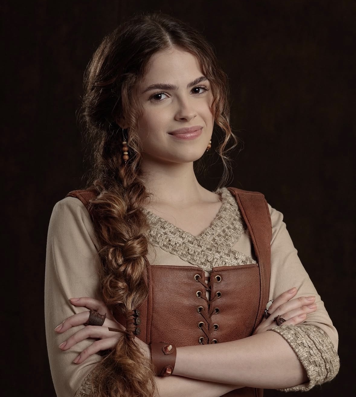 Em “Reis”, Mah Duarte interpretou a personagem Adina, e  em “A Vida de Jó”, ela deu vida à Raquel, esposa do protagonista. Foto: Reprodução/Redes Sociais